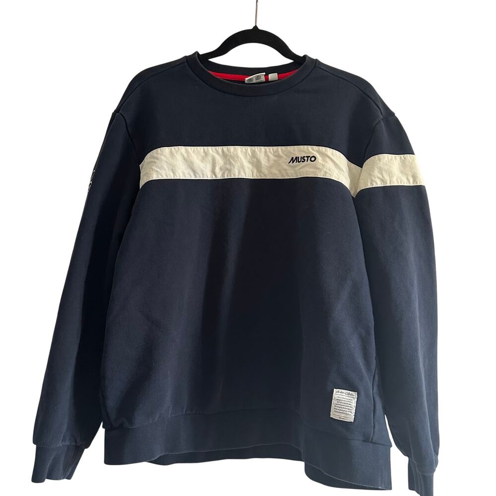 Musto Archive Collection 64 Crewneck Sweatshirt Men’s XL Navy Sailing Nautical